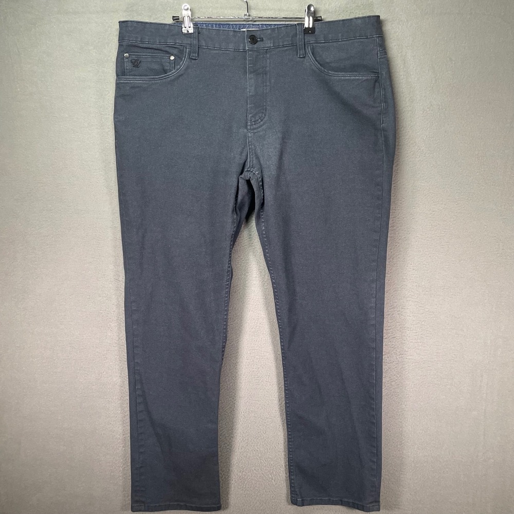 English Laundry Pants Mens 40x32 Gray Stretch 5 Pocket Straight
